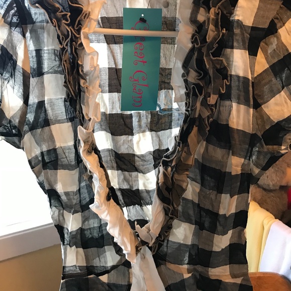 Sexy Gingam Top - Size Large - Picture 3 of 3